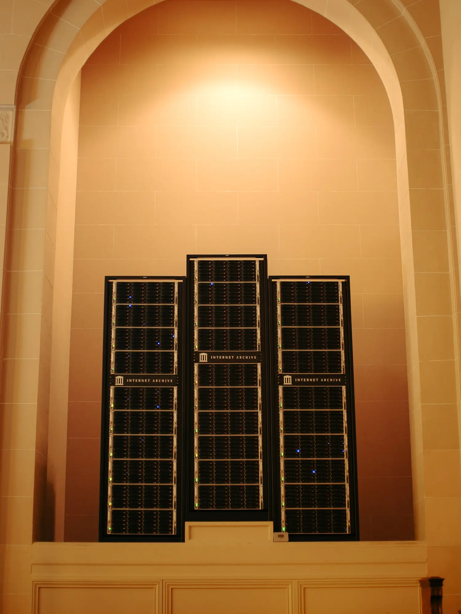 The Internet Archive's famed Wayback Machine, launched in 2001 to save versions of the World Wide Web throughout time, even as pages are changed or shut down.