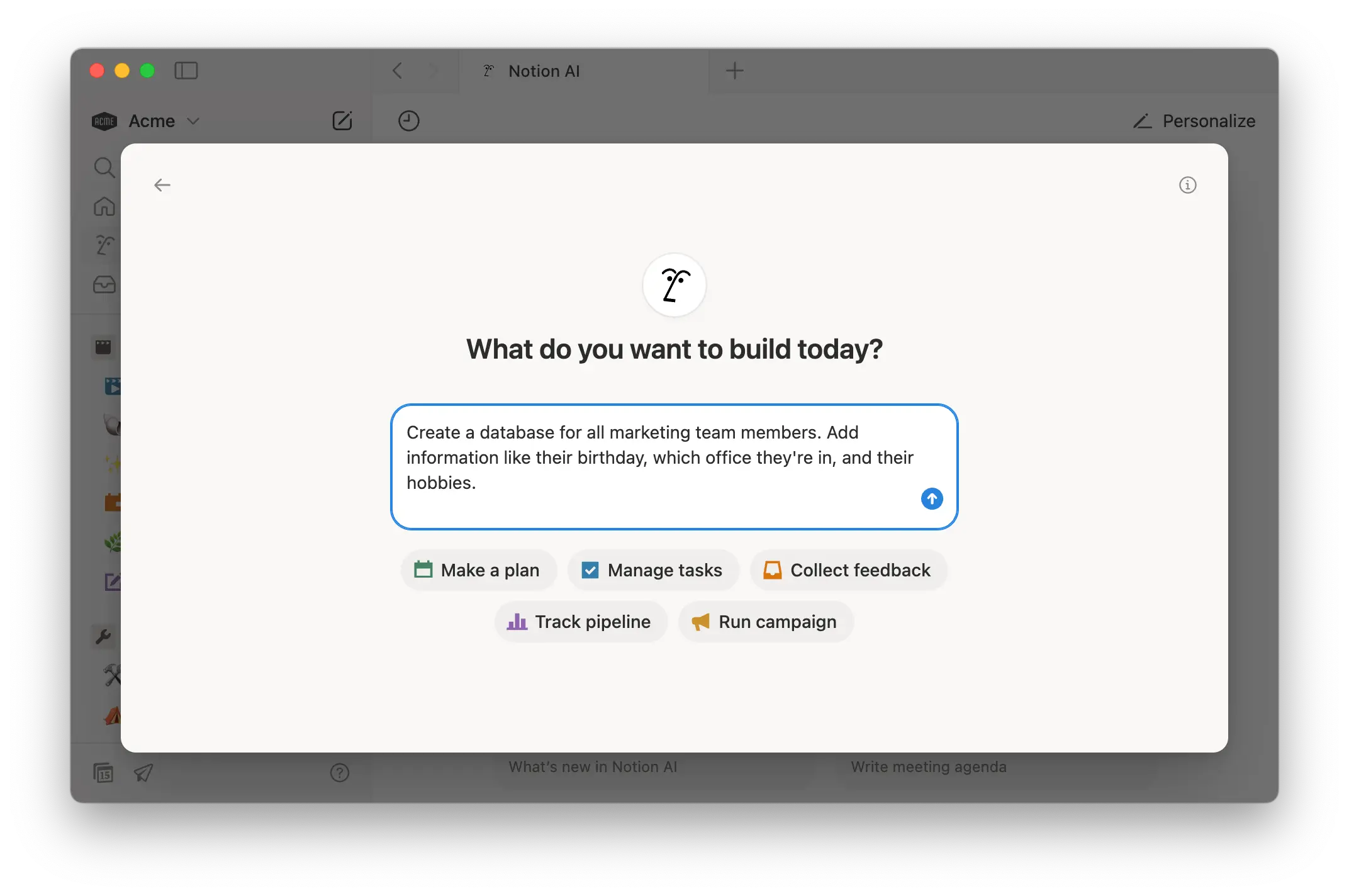 hc: notion ai for databases