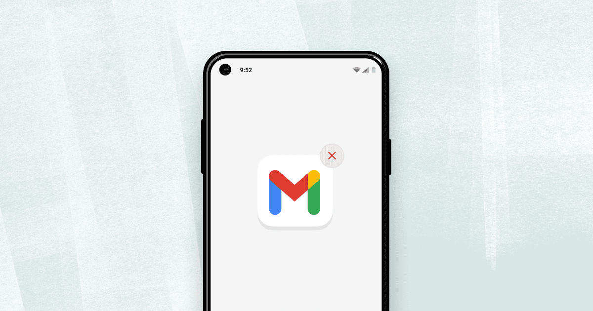 How to remove Gmail account from phone thumbnail